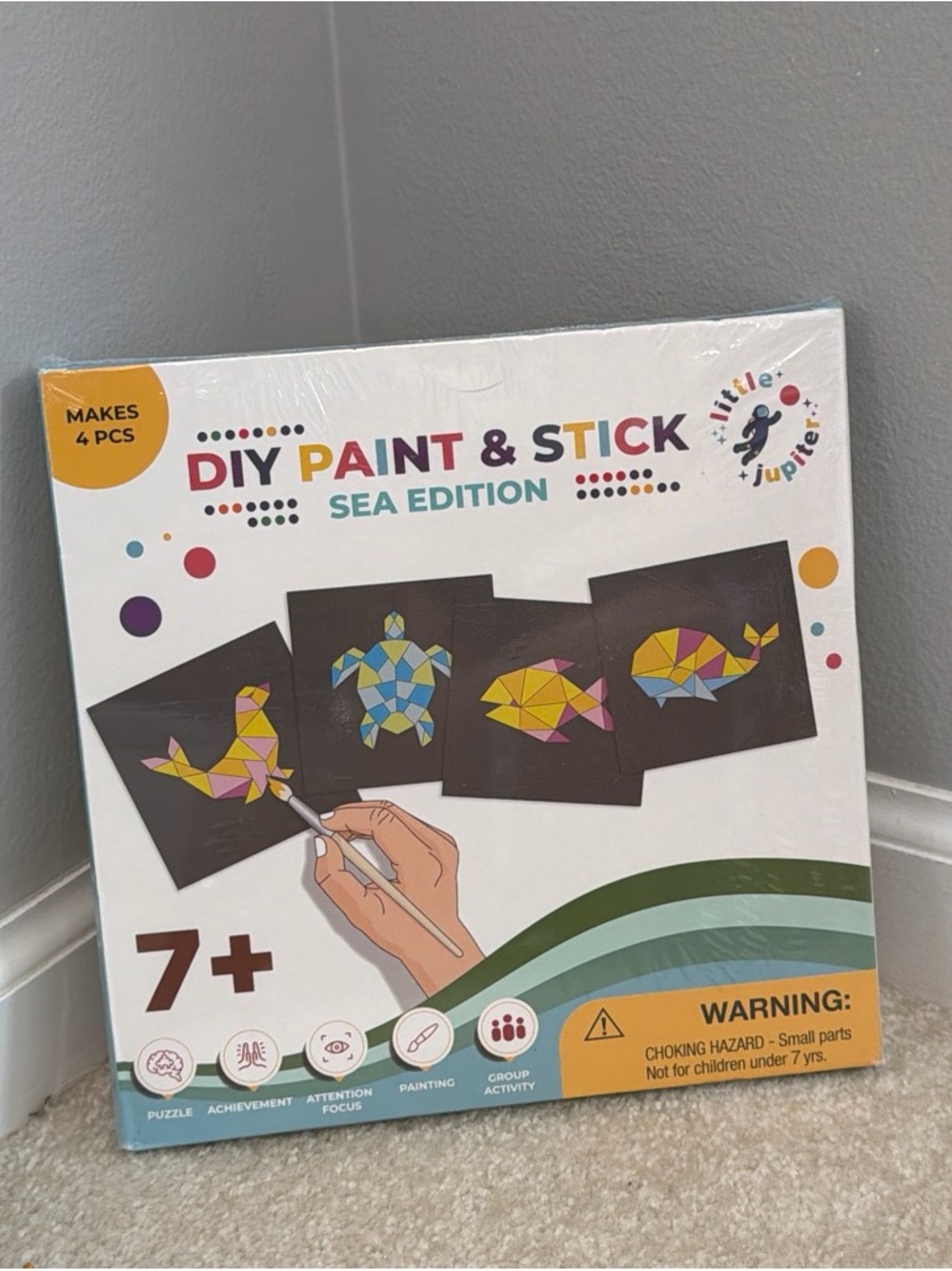 DIY Paint and Stick Sea Edition 7+ New and Sealed